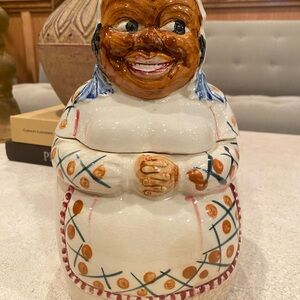 Rare! Antique Granny Cookie Jar